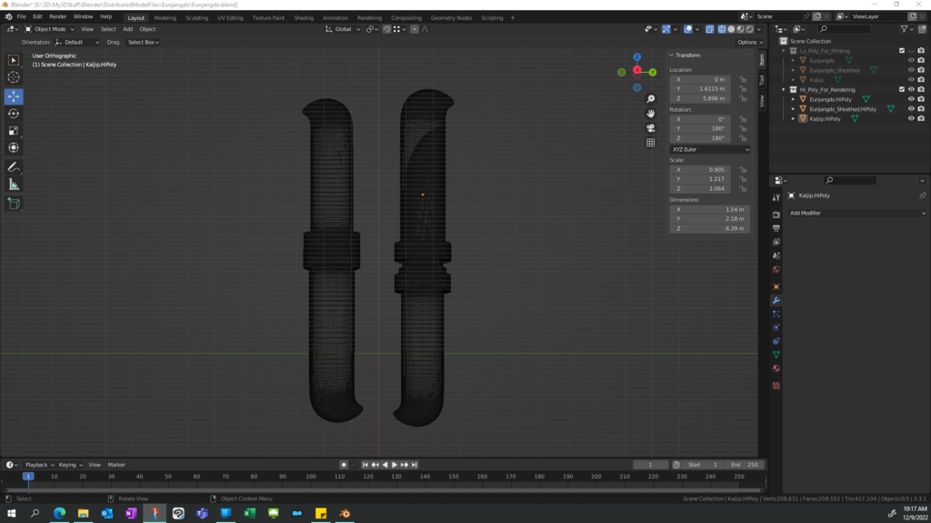 Eunjangdo 은장도 - Korean Silvered Knife
