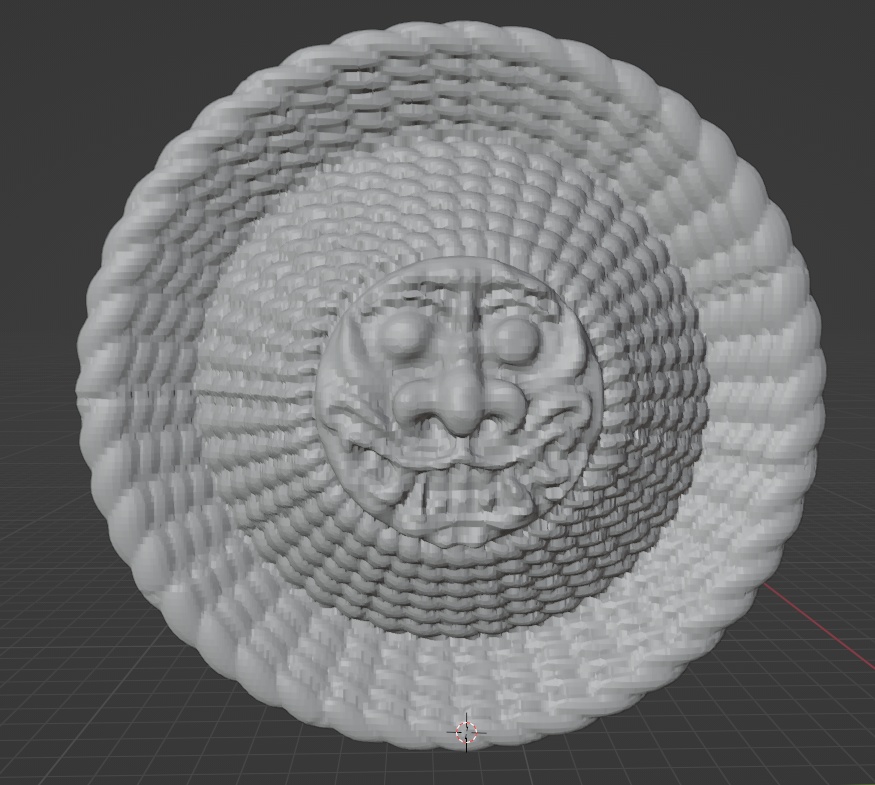 Deungpae 등패 - Korean Lacquered Rattan Shield