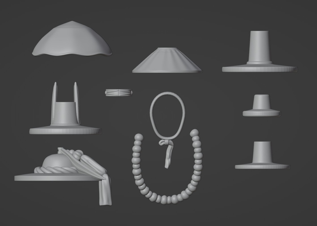 Korean Hat Collection 1 - 한복 모자 콜렠션 1