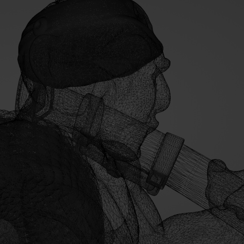 Dwarf Seonbi Miniature 드와프 선비 미니어쳐 3d Model