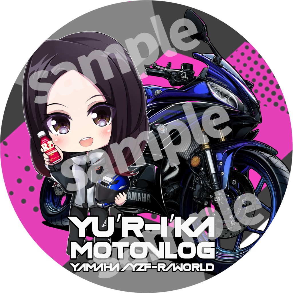 4点セット割!【ユリカモトブログ】オリジナルステッカー4点セット⑤