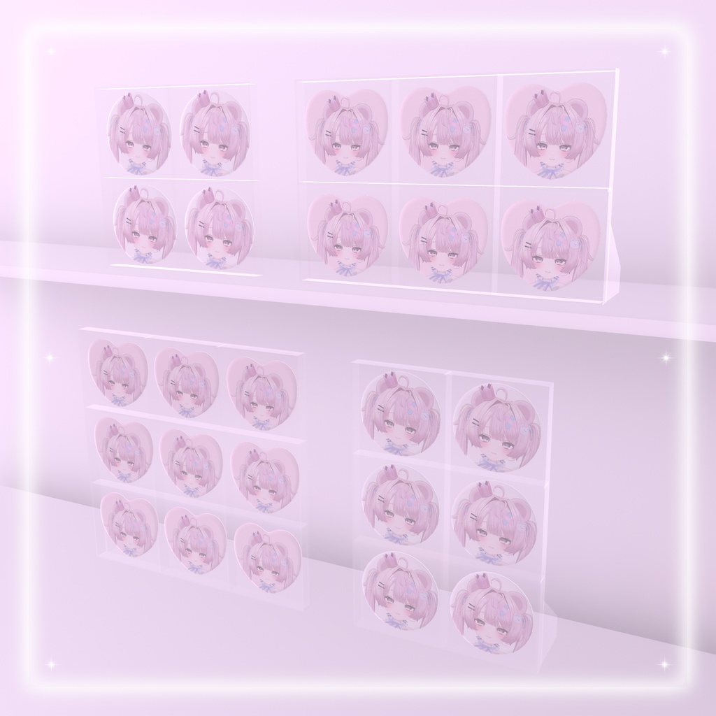 🤍缶バッジディスプレイケース🤍