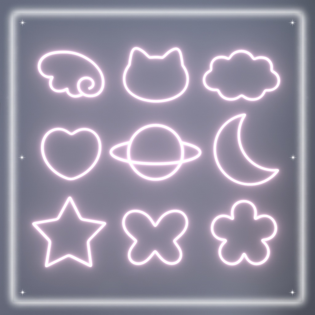 🤍ネオンライトセット 9種類🤍