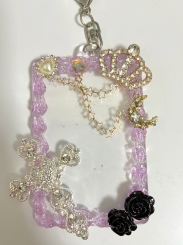 デコチェキケース/ストラップ付【王冠】