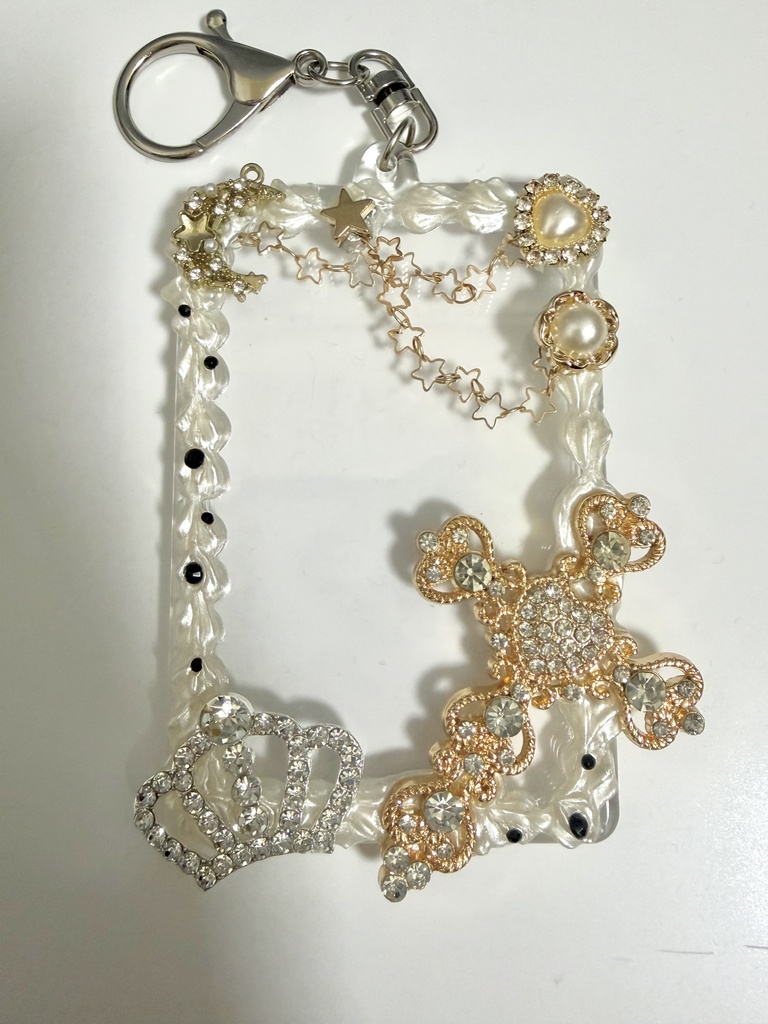 デコチェキケース/ストラップ付【王冠】