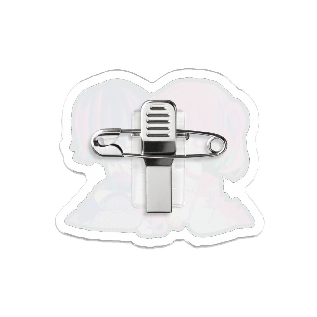 推しアイドルアクリルバッチ