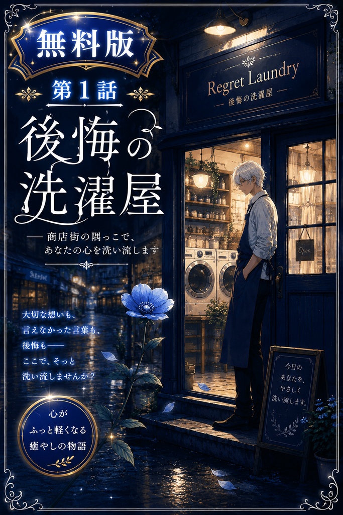 【無料版】後悔の洗濯屋 第一話 ―― 真っ白なブラウスと沈黙のコーヒー
