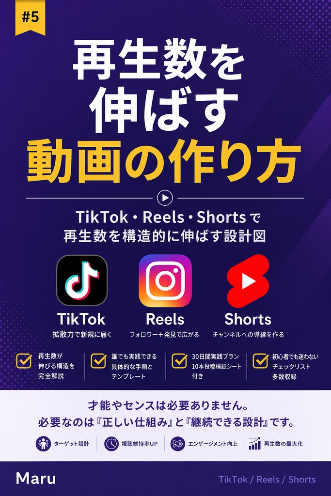 再生数を伸ばす動画の作り方