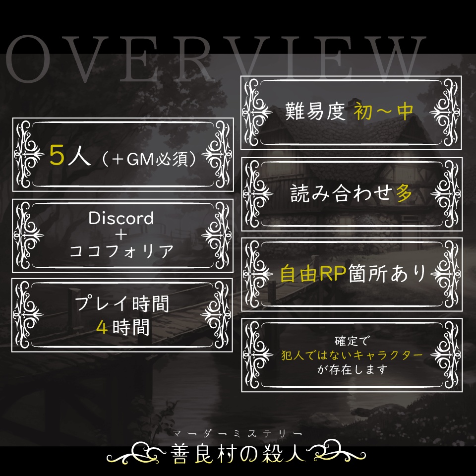 マーダーミステリー「善良村の殺人」