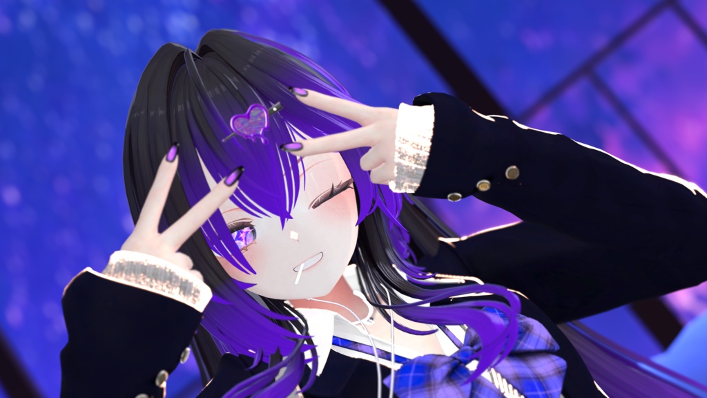 どくどくハートヘアピン