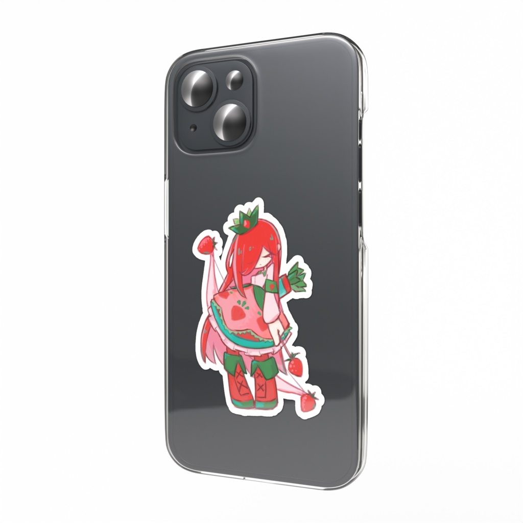 イチゴの弓兵スマホステッカー