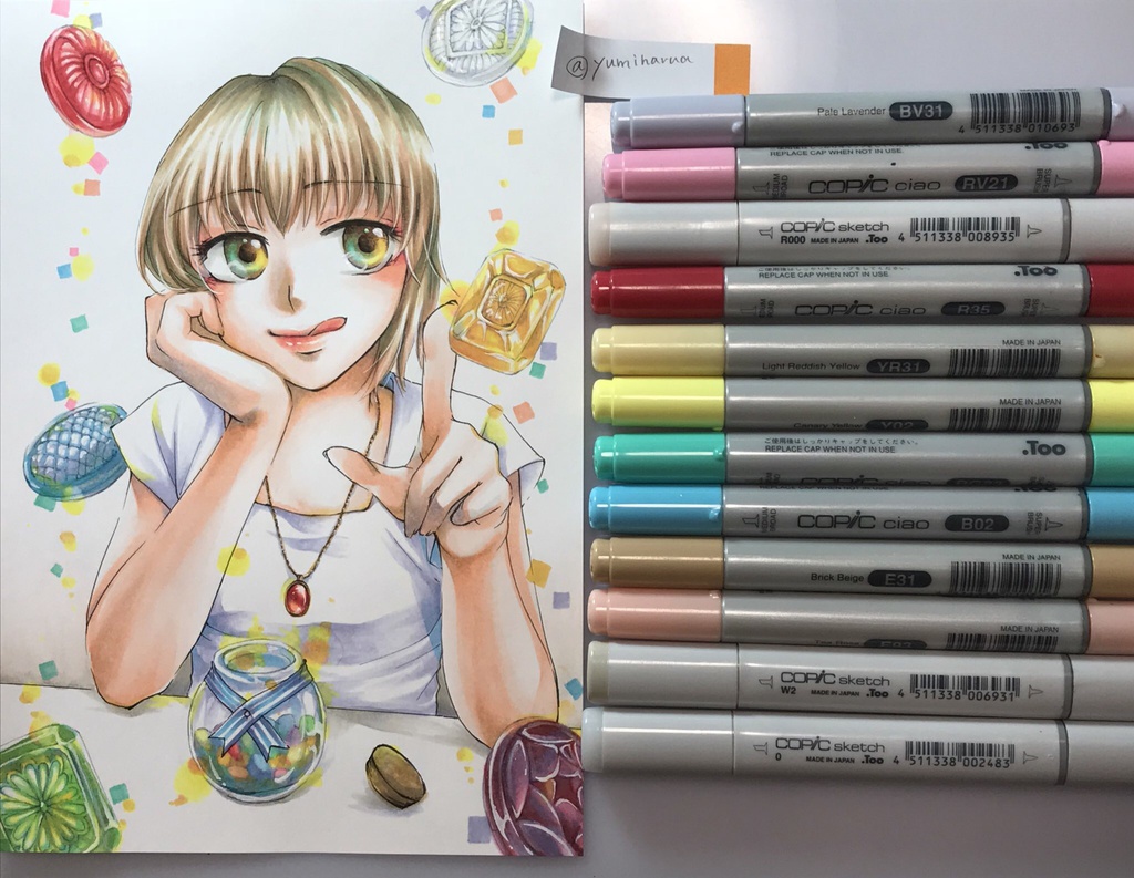 【原画】ドロップ(ドローイング)