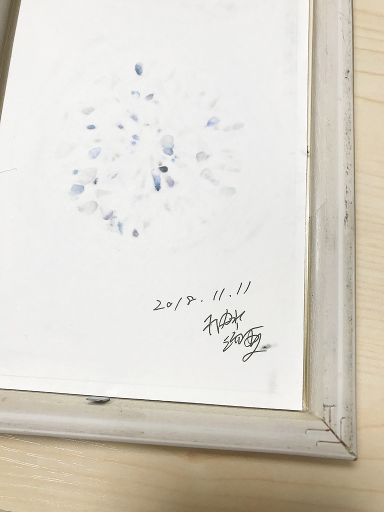 【原画】ダイヤモンドの煌めき(フレームつき)