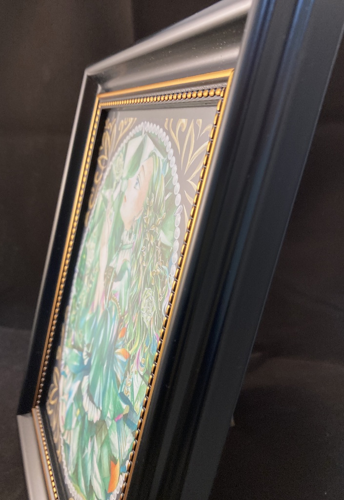 【原画】EMERALD-エメラルド- ★送料無料(フレームつき)