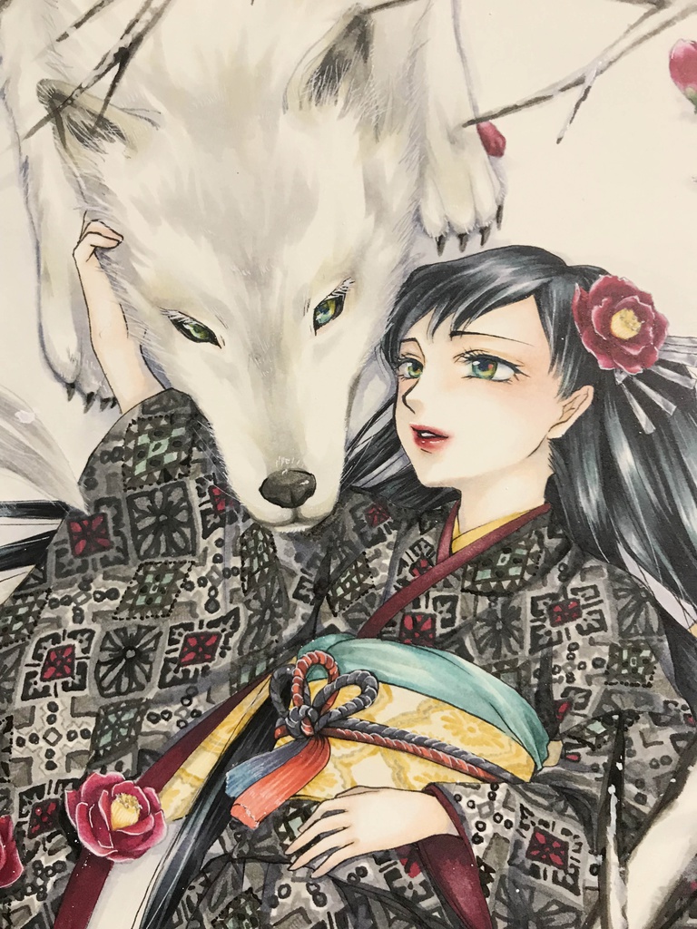 【原画】謹賀新年【戌】★送料無料