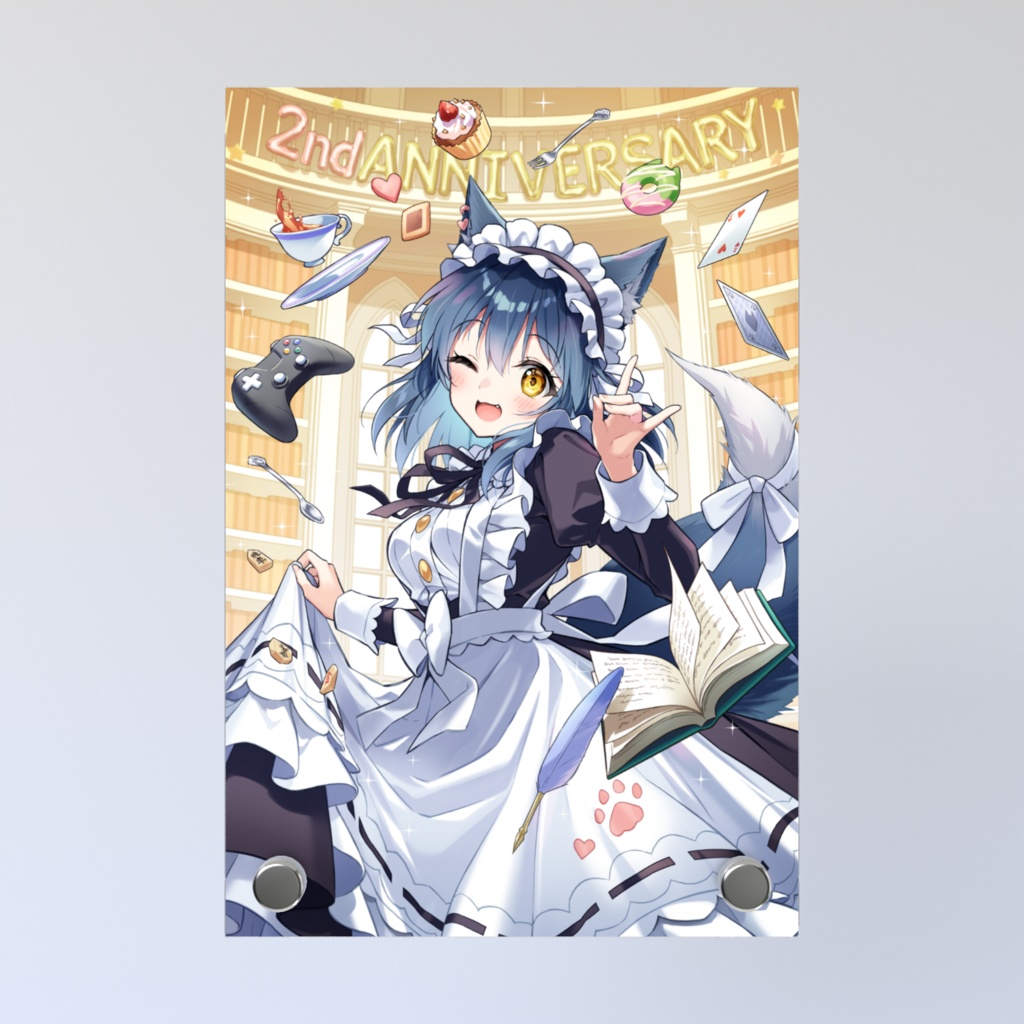 2周年記念アクリルフォトパネル