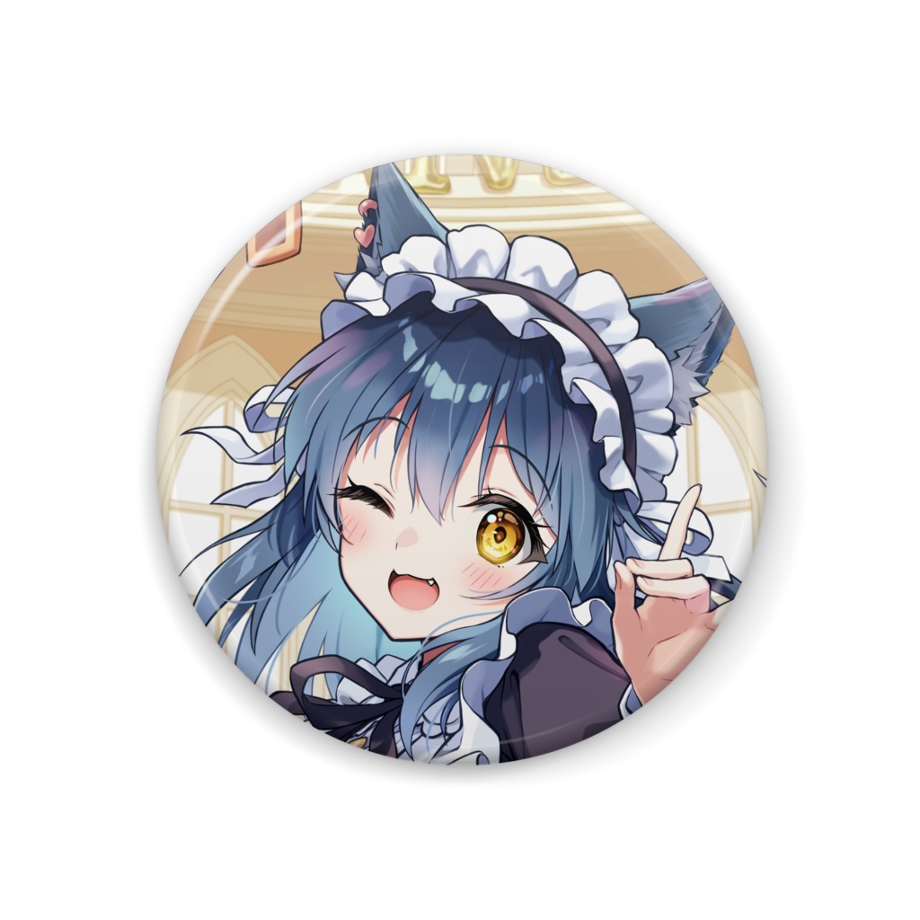 2周年記念缶バッジ