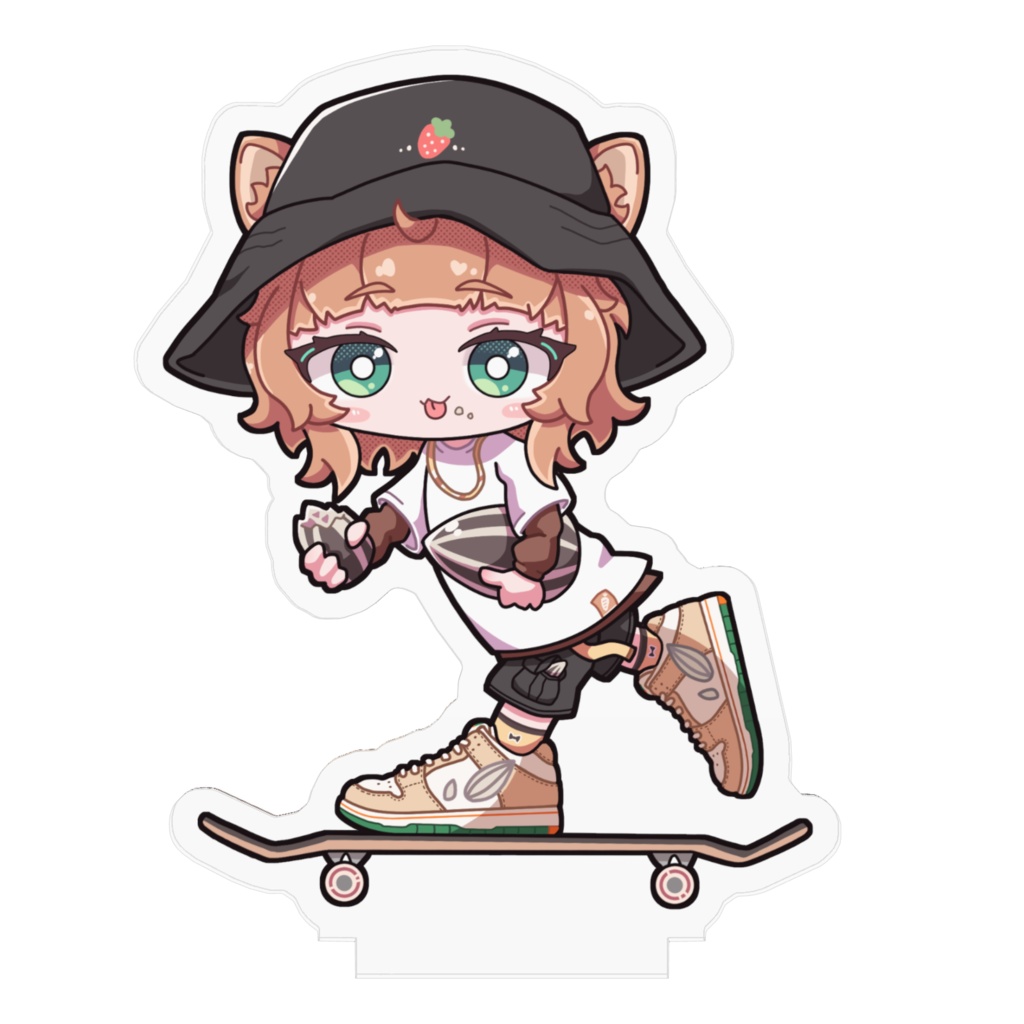 いけいけおてちアクスタ70×70mm 舌ペロver.