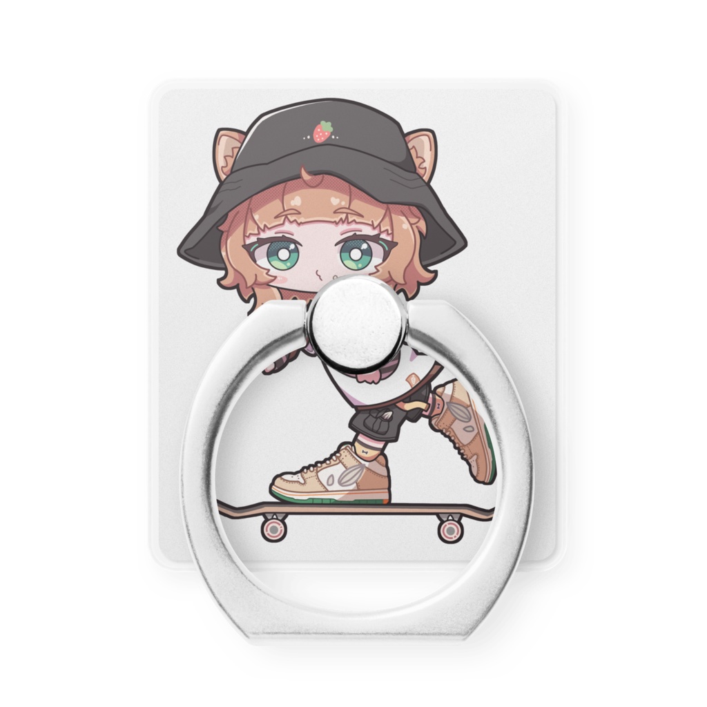 いけいけおてちスマホリング タコ口ver.