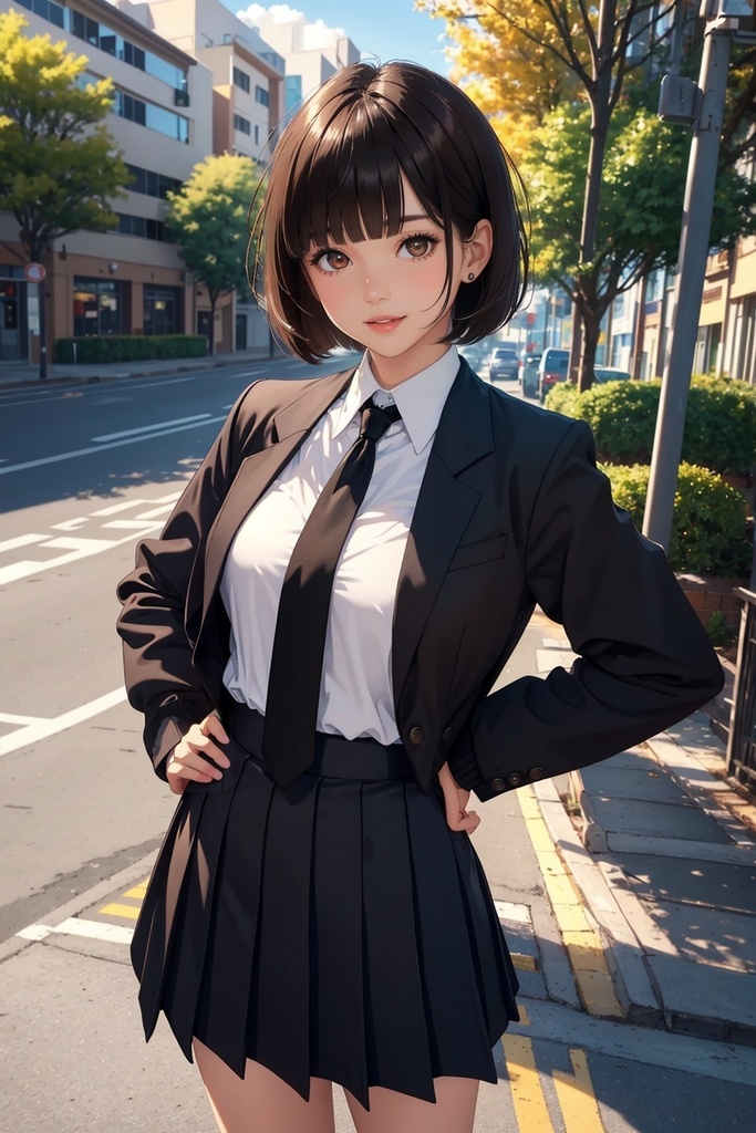 『登校中の女子校生 Vol.1』