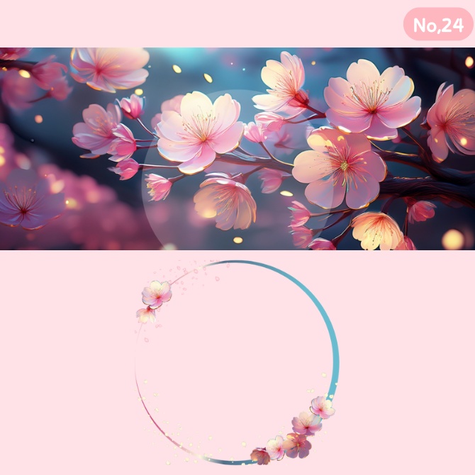 桜咲く アイコンリング&ヘッダーセット