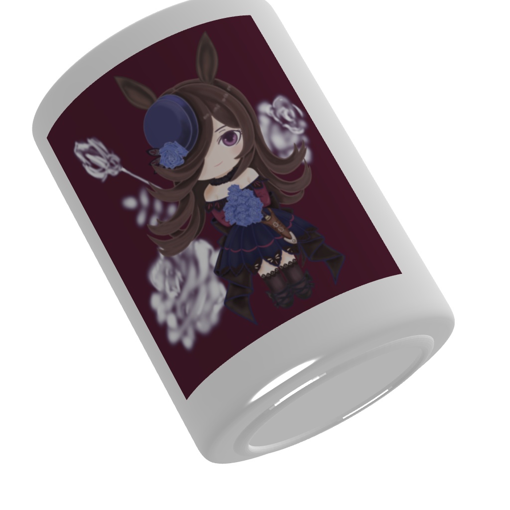 ライスちゃん 湯のみパープル Sサイズ