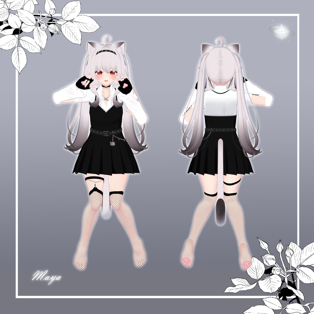 【桔梗,セレスティア,舞夜用】 Bustier Skirt Set