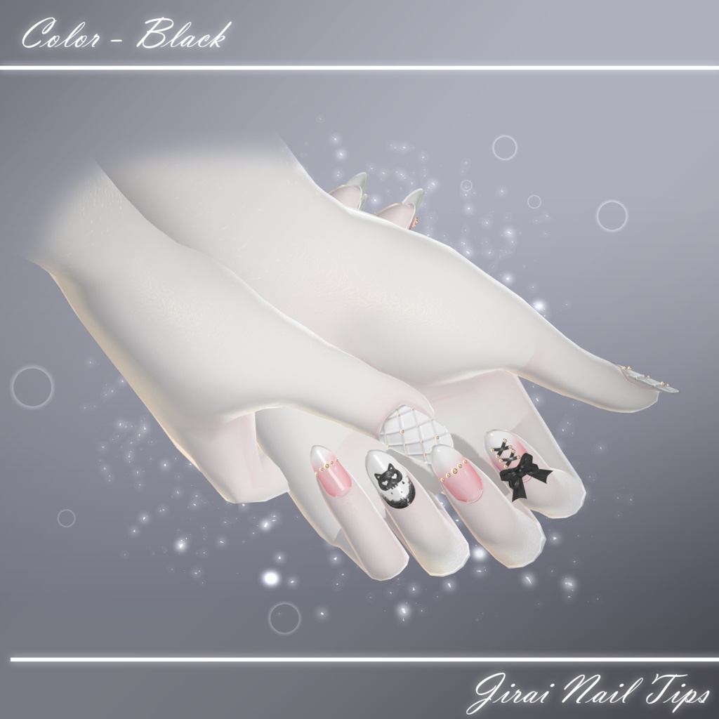 【7アバター対応】 Jirai Nail Tips