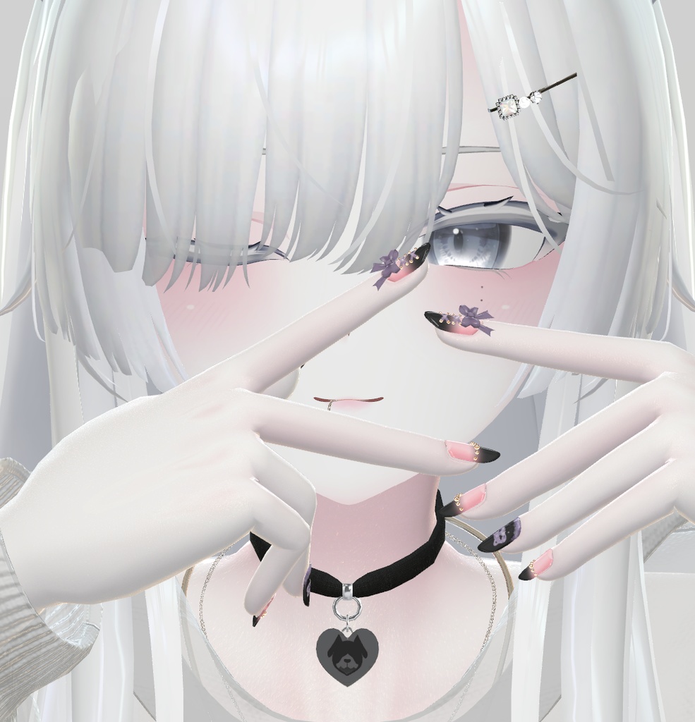 【7アバター対応】 Jirai Nail Tips