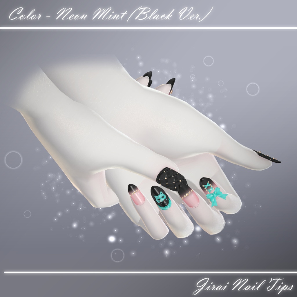 【7アバター対応】 Jirai Nail Tips