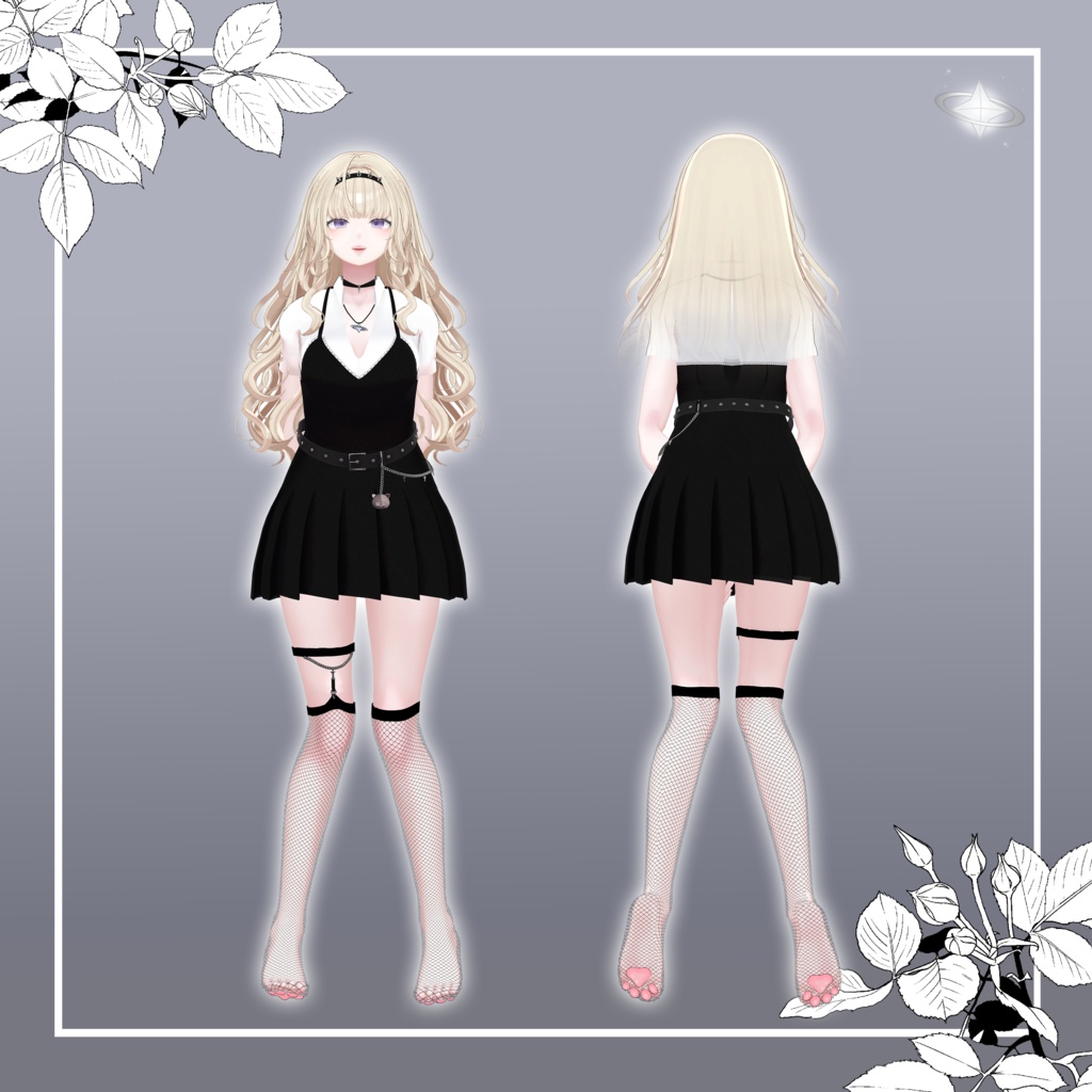【森羅用】 Bustier Skirt Set