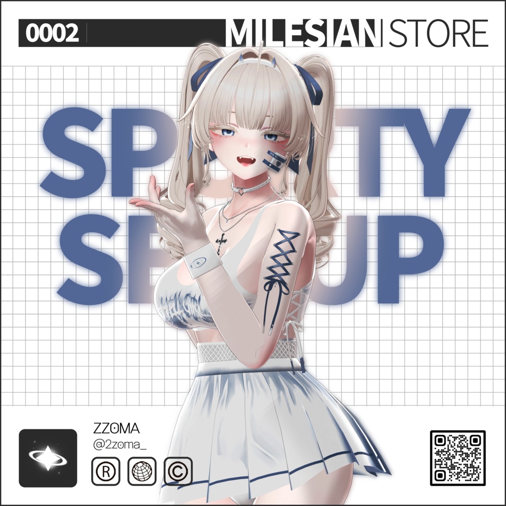 【7アバター対応】Sporty Set-up