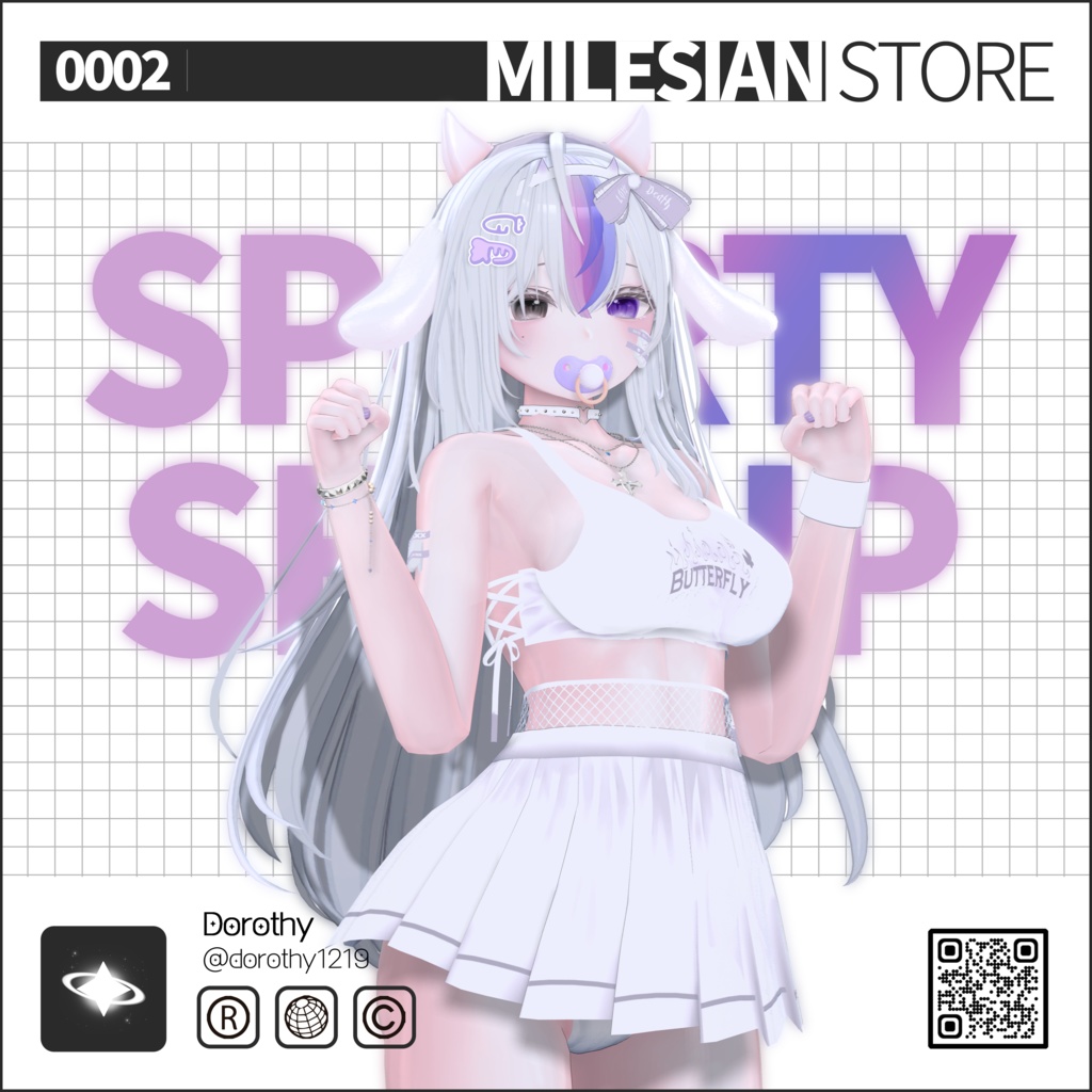【7アバター対応】Sporty Set-up