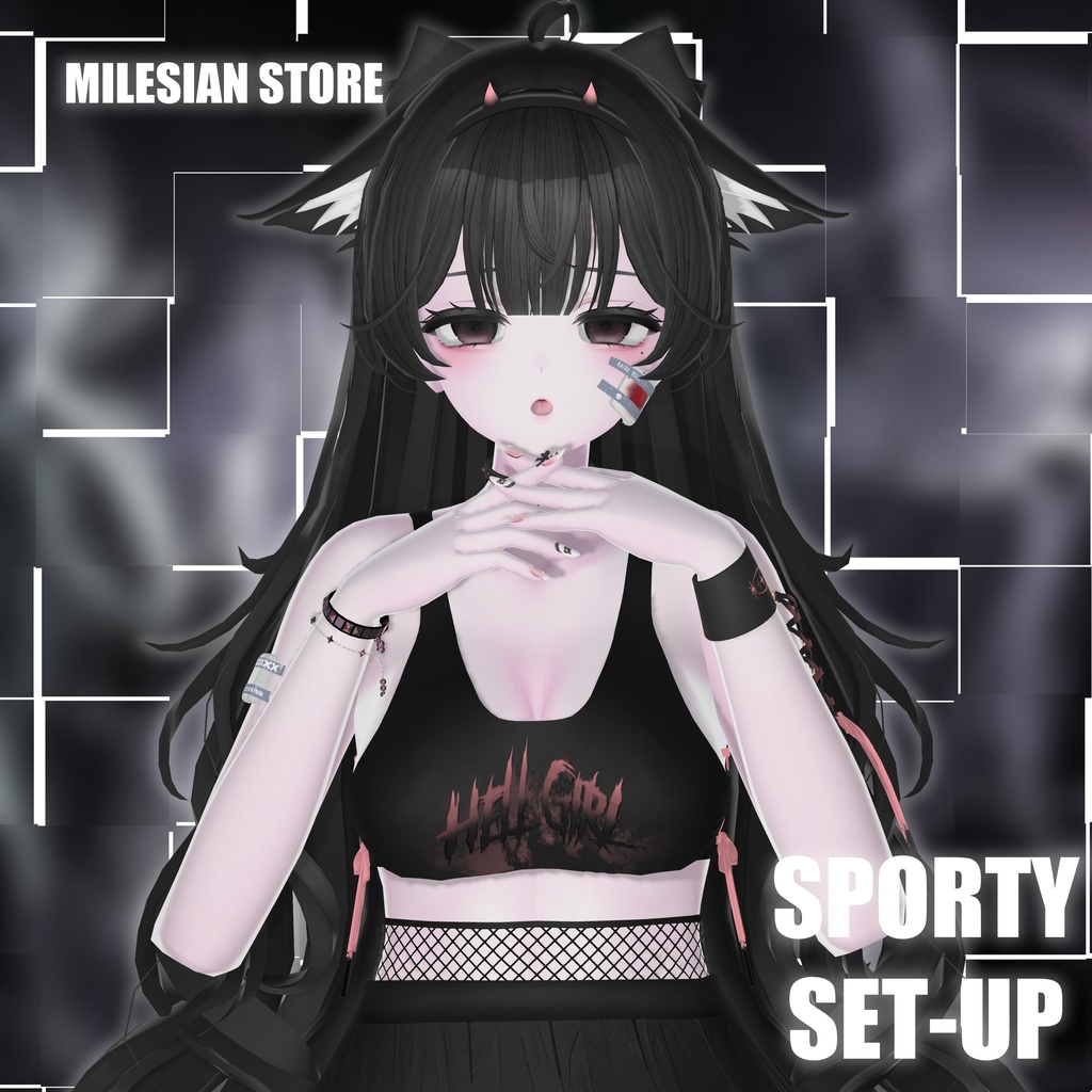 【7アバター対応】Sporty Set-up