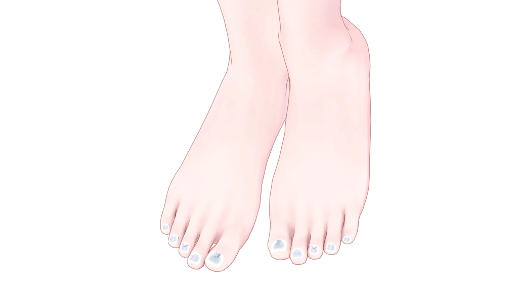 【6アバター対応】  Nail-Padicure Set ✧Etoile✧