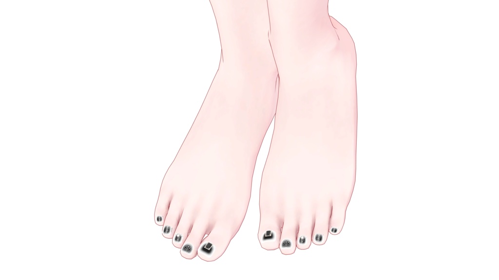 【6アバター対応】  Nail-Padicure Set ✧Etoile✧