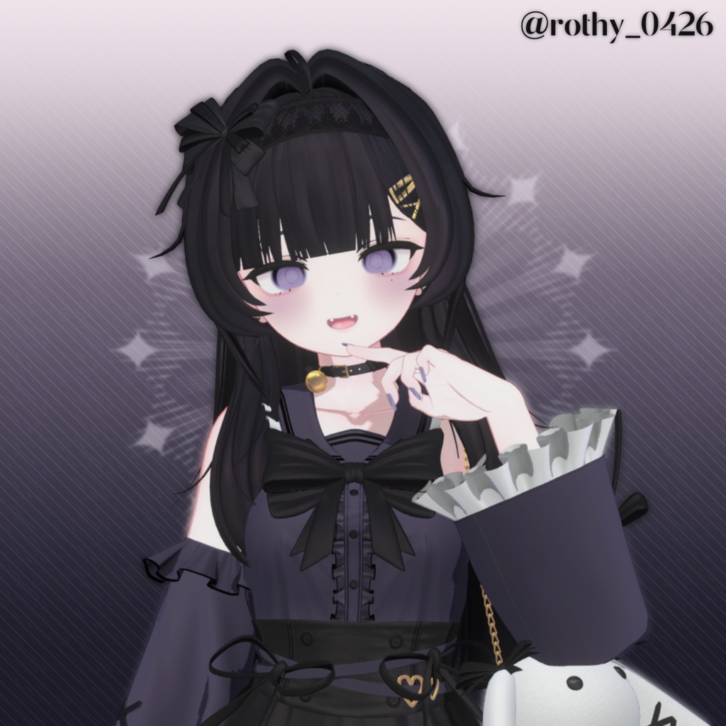 【7アバター対応】✧Lady's Half Pony Hair✧