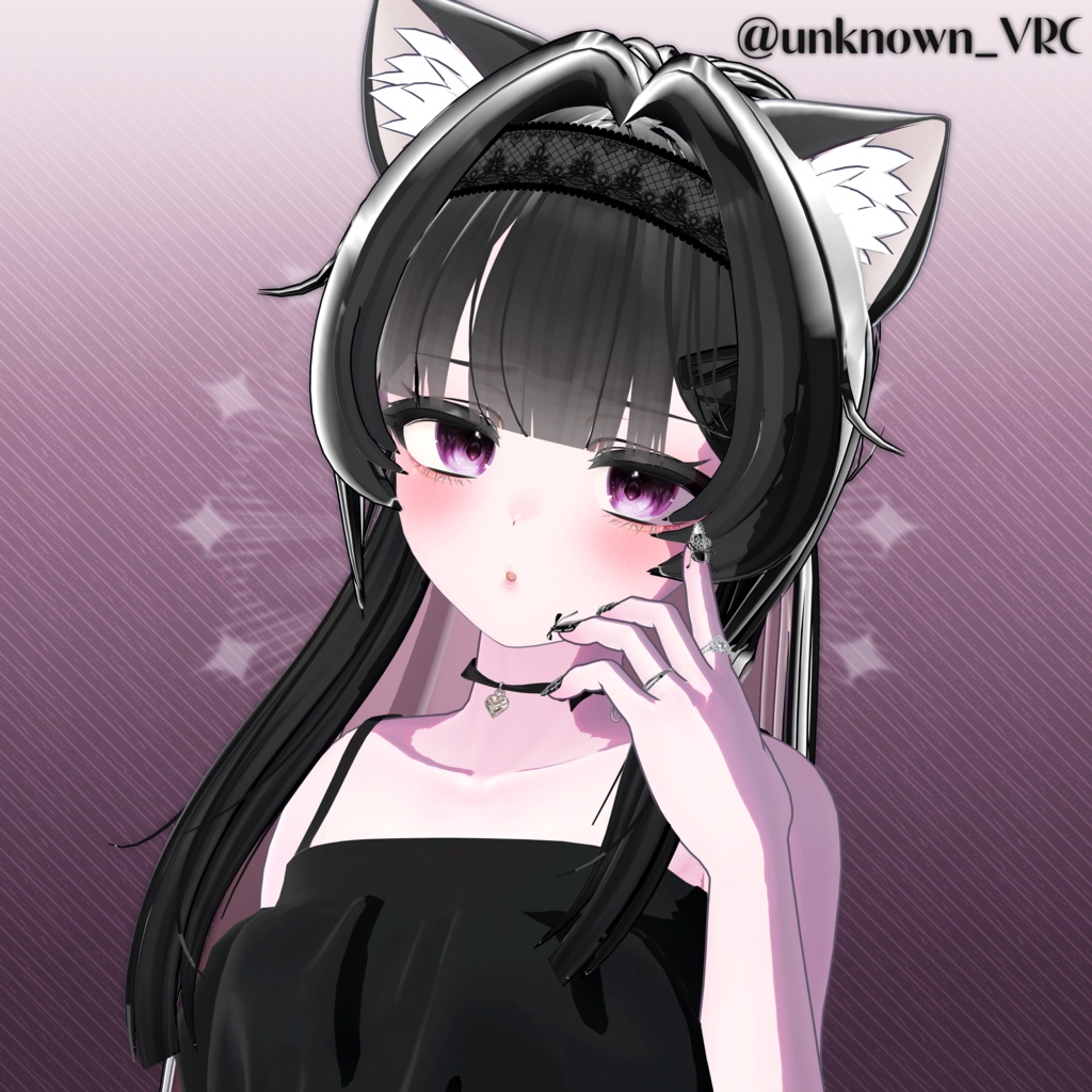 【7アバター対応】✧Lady's Half Pony Hair✧