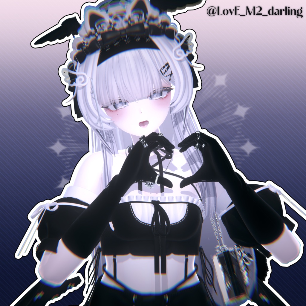 【7アバター対応】✧Lady's Half Pony Hair✧