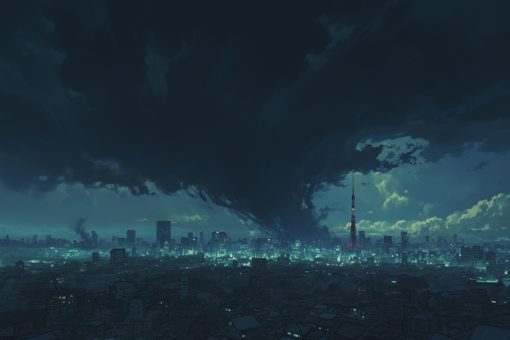 【TRPG背景】 朝・昼・夕・夜・空の天気素材【100枚】