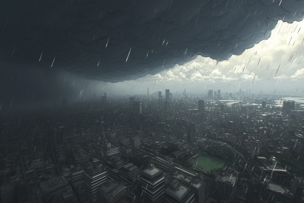 【TRPG背景】 朝・昼・夕・夜・空の天気素材【100枚】