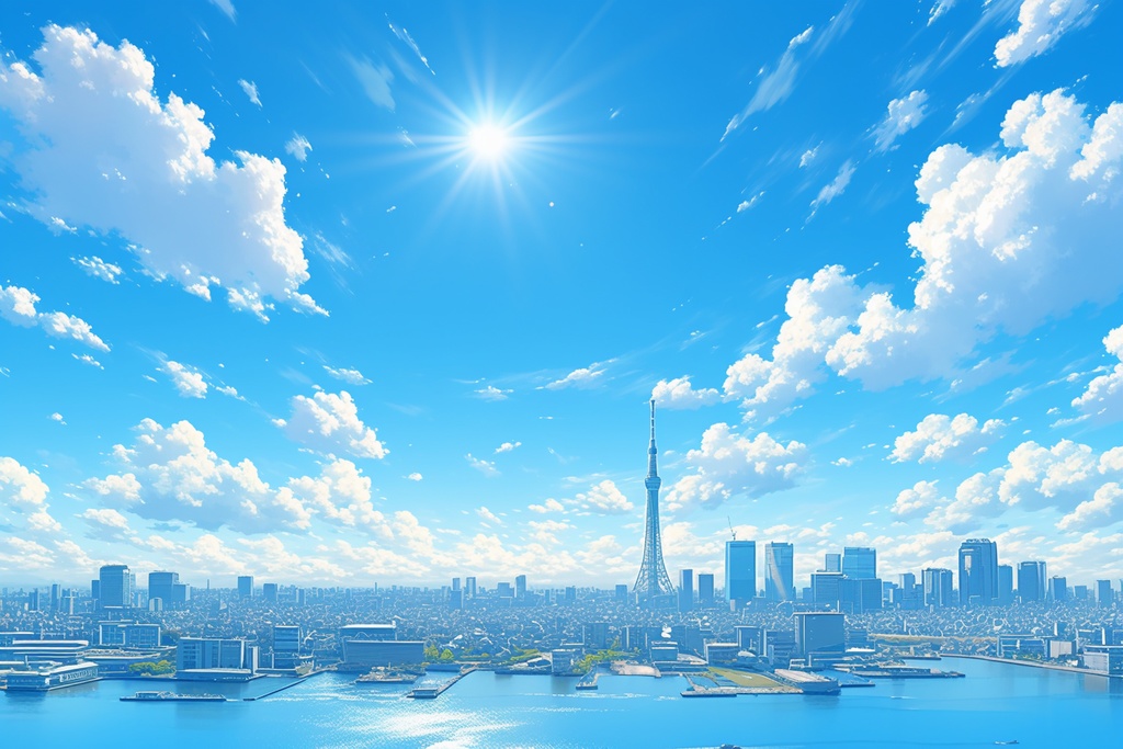 【TRPG背景】 朝・昼・夕・夜・空の天気素材【100枚】