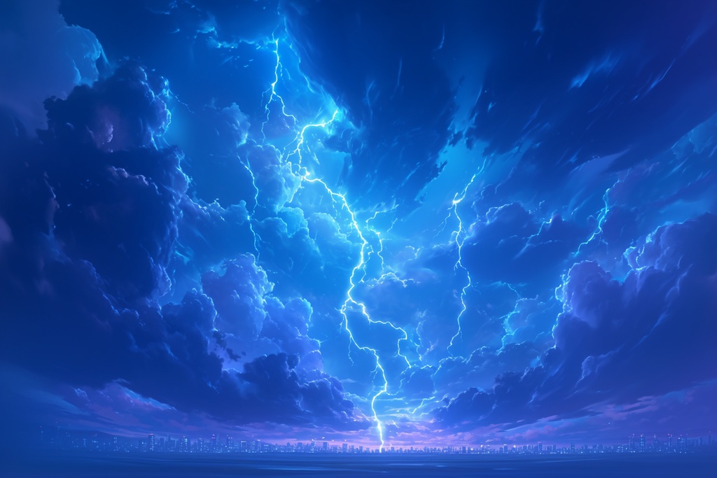 【TRPG背景】 朝・昼・夕・夜・空の天気素材【100枚】