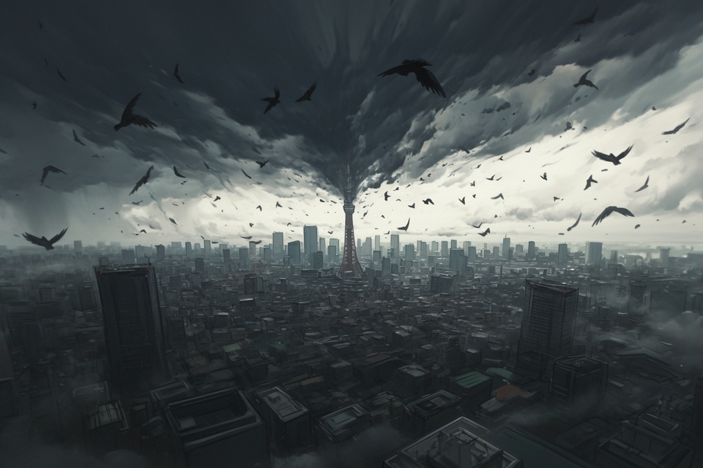 【TRPG背景】 朝・昼・夕・夜・空の天気素材【100枚】