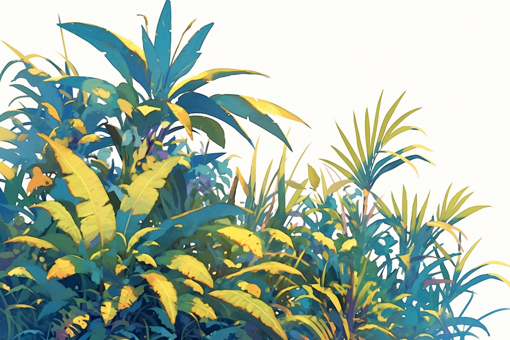 【透過素材】植物シーン素材完全版【115枚一括ダウンロード】