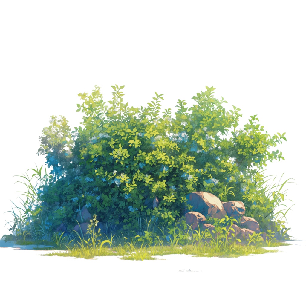 【透過素材】植物シーン素材完全版【115枚一括ダウンロード】