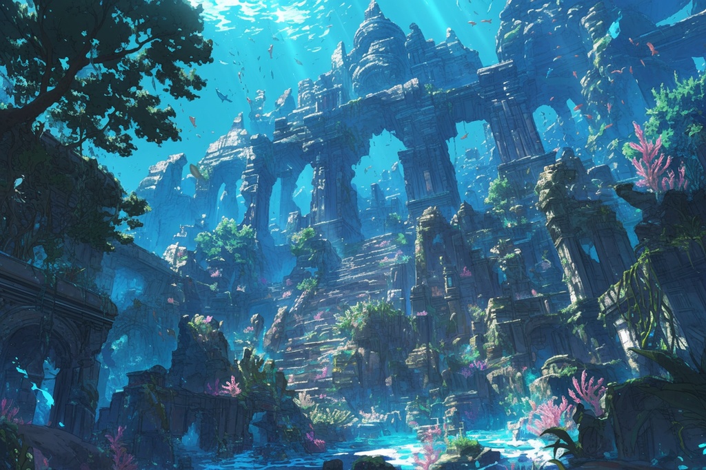 TRPG背景8月分【110枚一括ダウンロード】