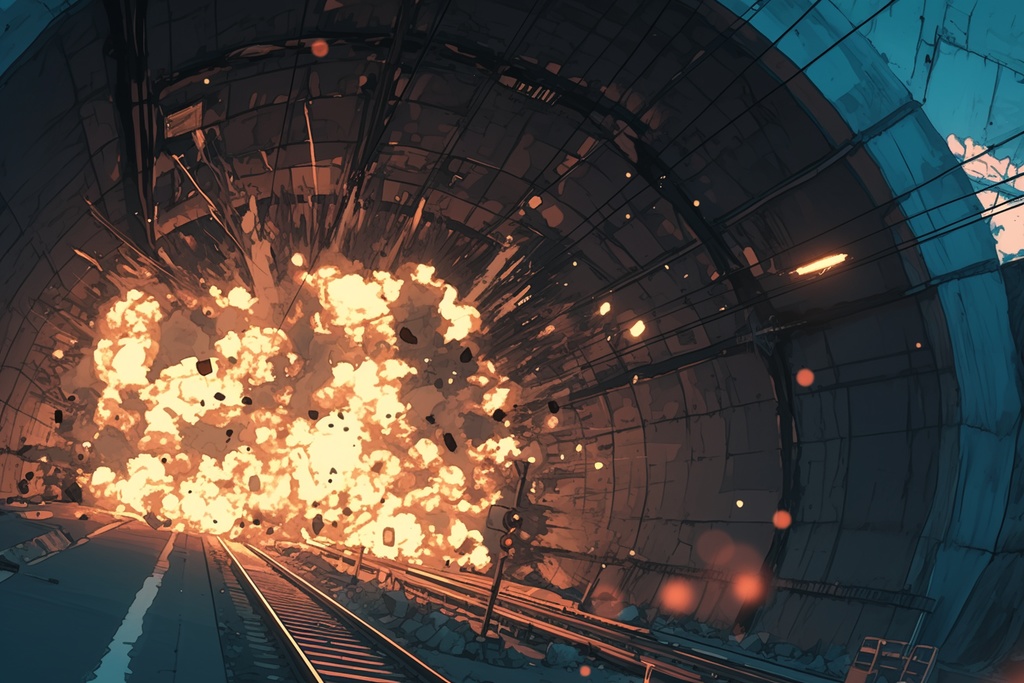 【TRPG背景】迫力の爆破シーン背景パック【100枚】