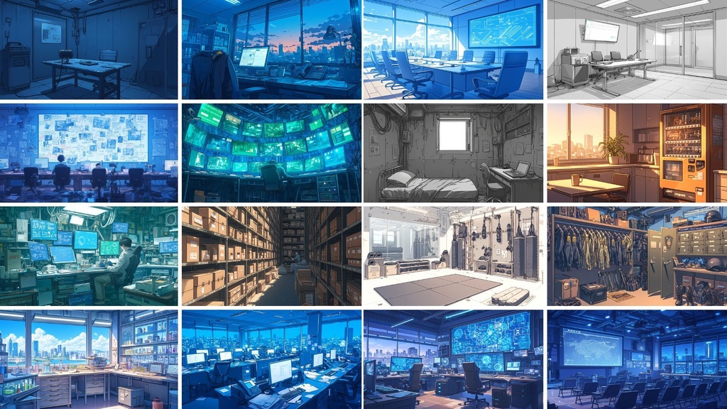 TRPG背景9月分【刑事×警察】128枚