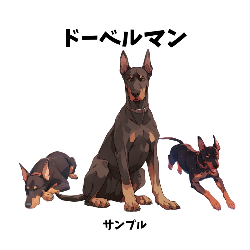 【透過素材】ワンちゃん(イタリアン・グレーハウンド、ポメラニアン、チワワ、トイプードル、シベリアンハスキー、ダックスフンド、ブルドッグ、ボーダーコリー、シェパード、ゴールデンレトリーバー、サモエド、柴犬【100枚】